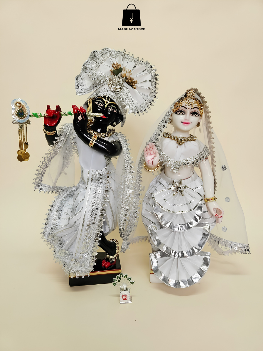 Chandra Prabha Shringar | Premium Hand work Janmashtami Dress