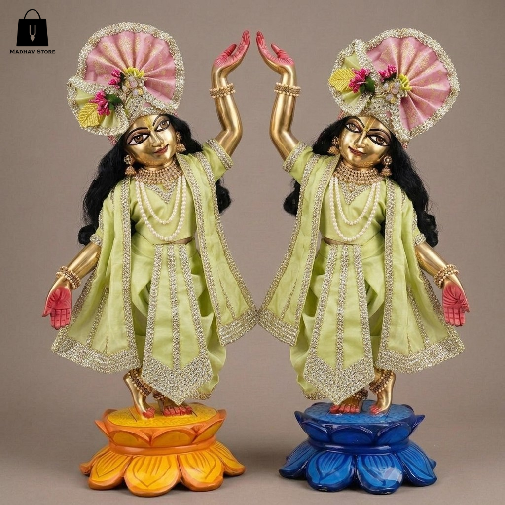 Vraja Pushpa Shringar | Premium Hand work Janmashtami dress