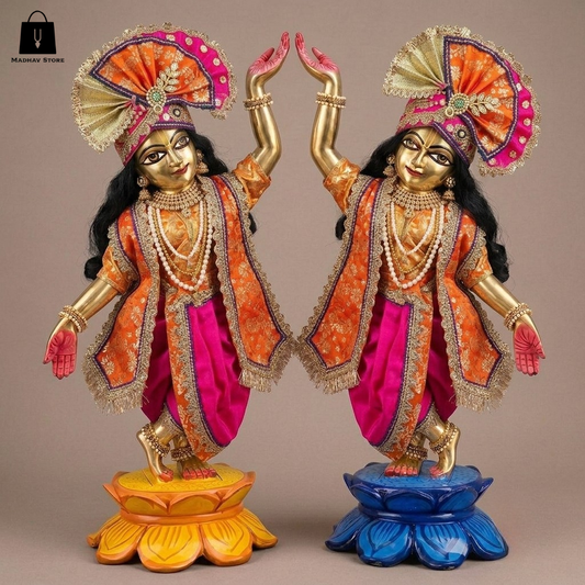 Yamuna Neel Shringar | Premium Hand work Janmashtami dress