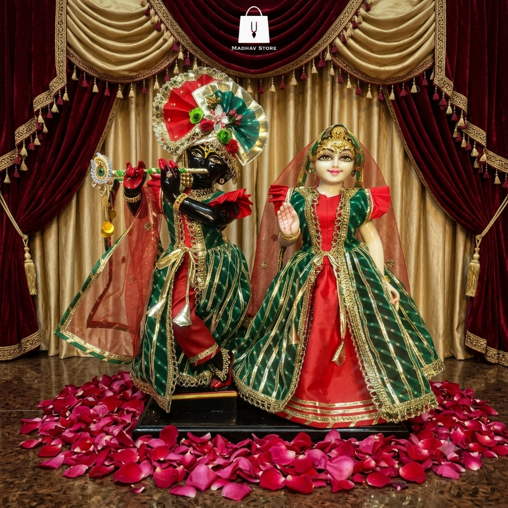 Vaibhav vastra | Premium Janmashtami Dress for Radha Krishna
