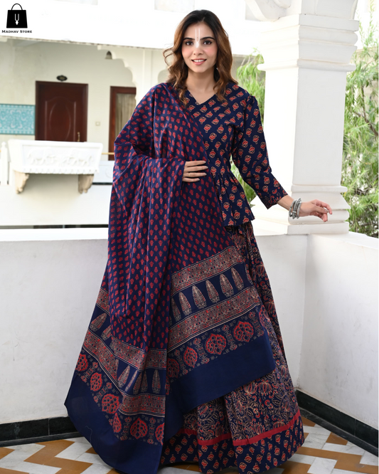 Blue Traditional Gopi Dress