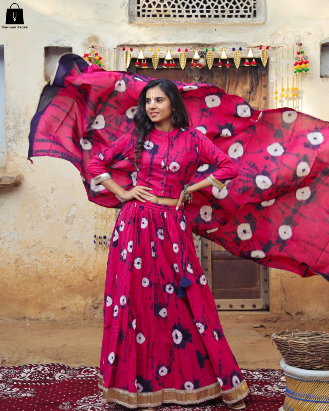 Cherry chic | Vibrant Red Gopi Dress