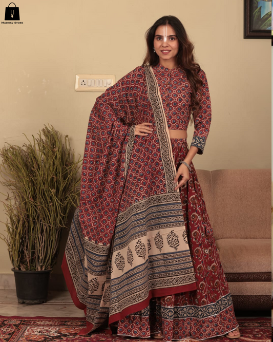 Elegance in Maroon | Beautiful Gopi Dress