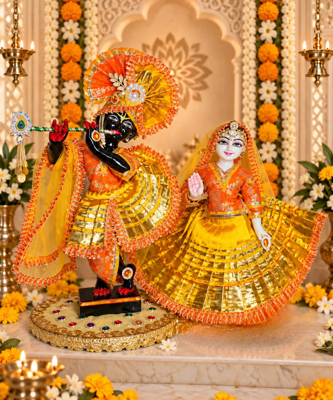 Godhuli Sandhya | Premium dress for Radha Krishna