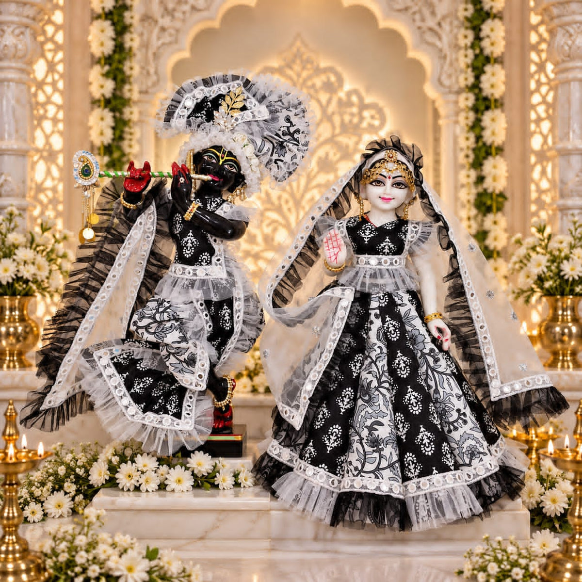 Basant Bahar kunj| Premium dress for Radha Krishna