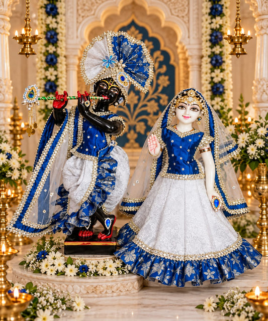 Megha Shyam Mala | Premium dress for Radha Krishna