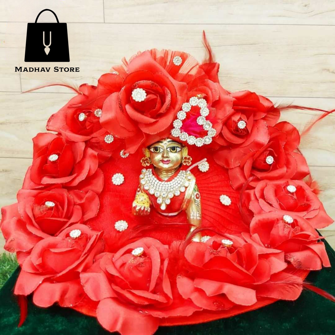 Rose flower Dress for Laddu Gopal