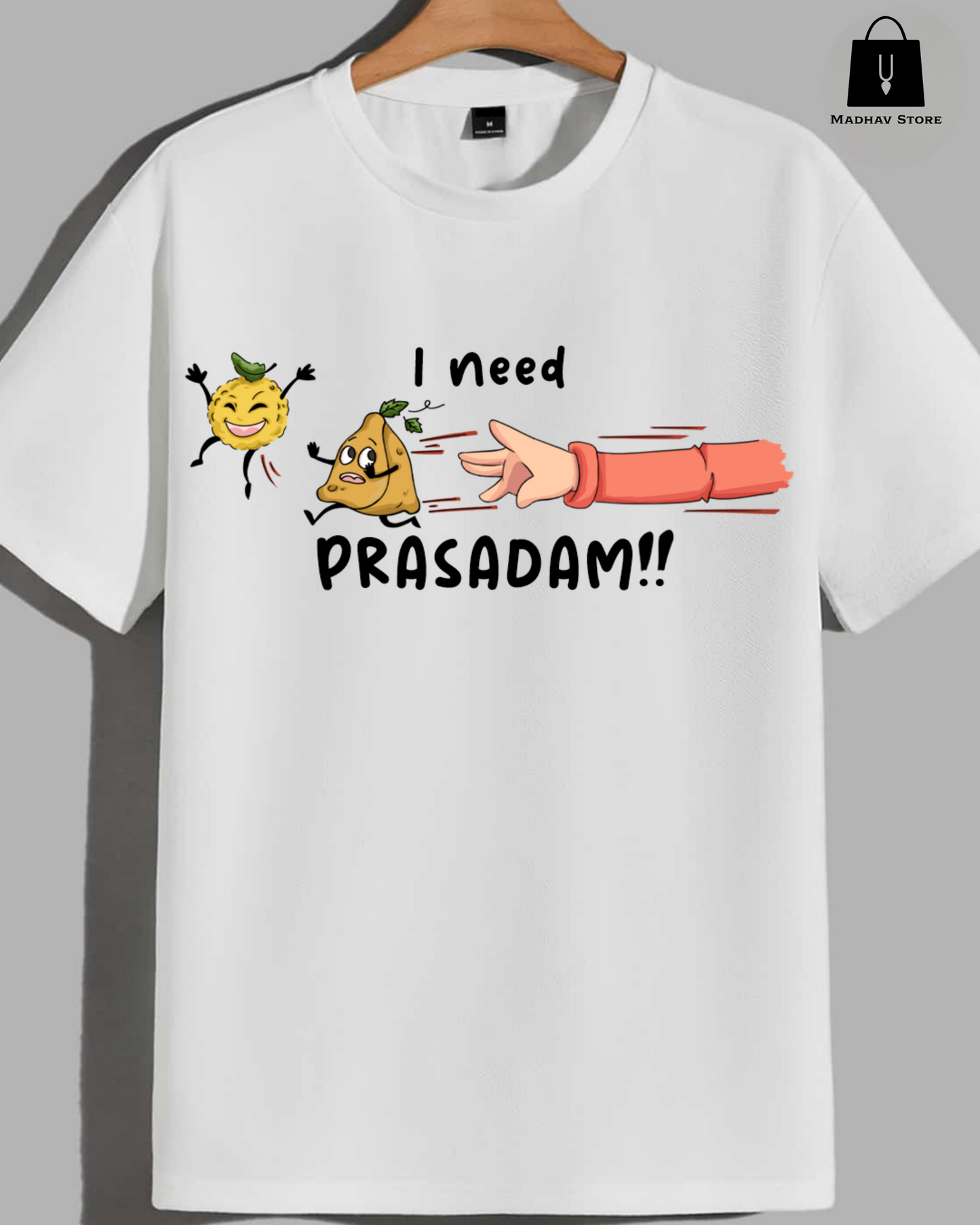 Need Prasadam Premium Collection Tshirt for Men