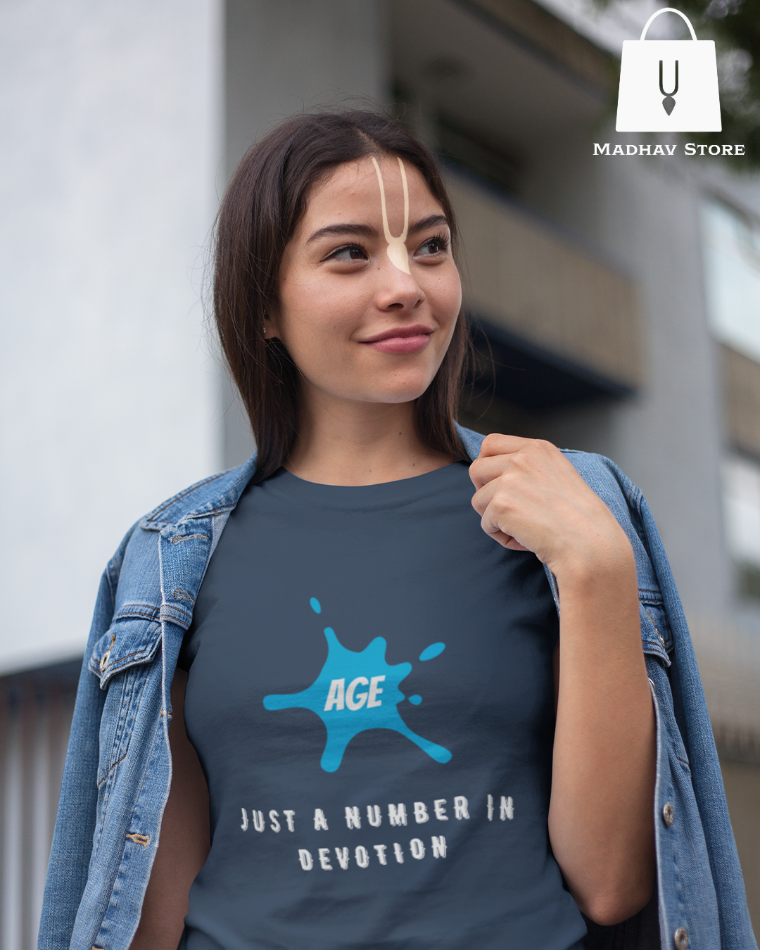 Age is just a number in Devotion Tshirt for Women