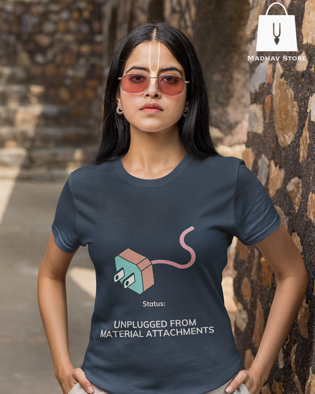 Unplugged from material attachments Tshirt for Women