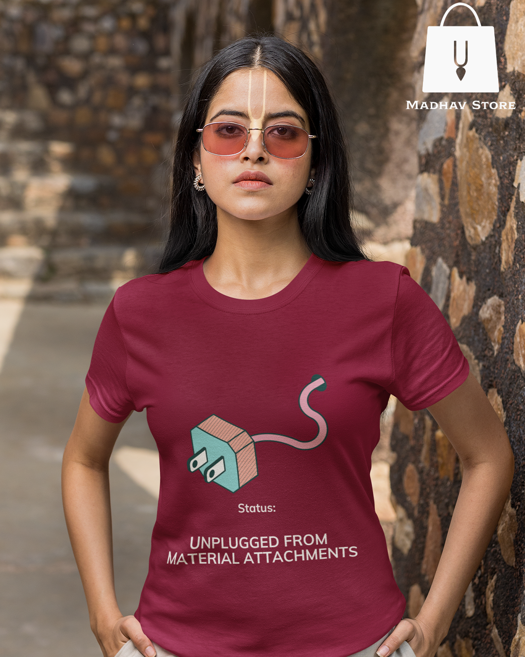 Unplugged from material attachments Tshirt for Women