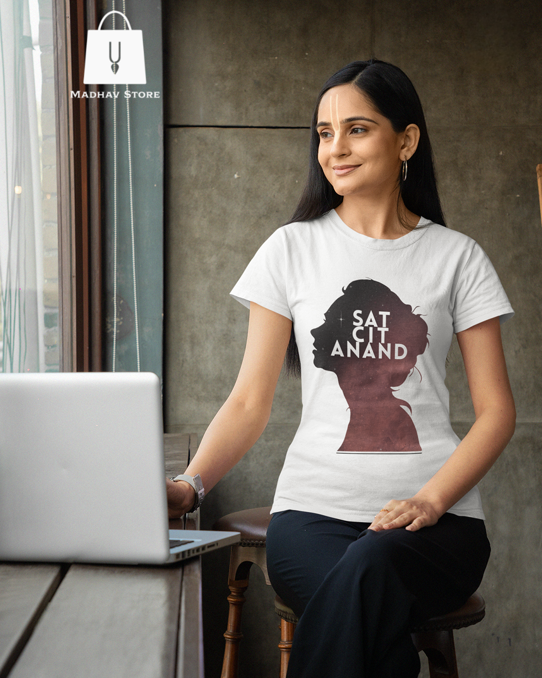 Sat-Chit-Aanand Tshirt for Women