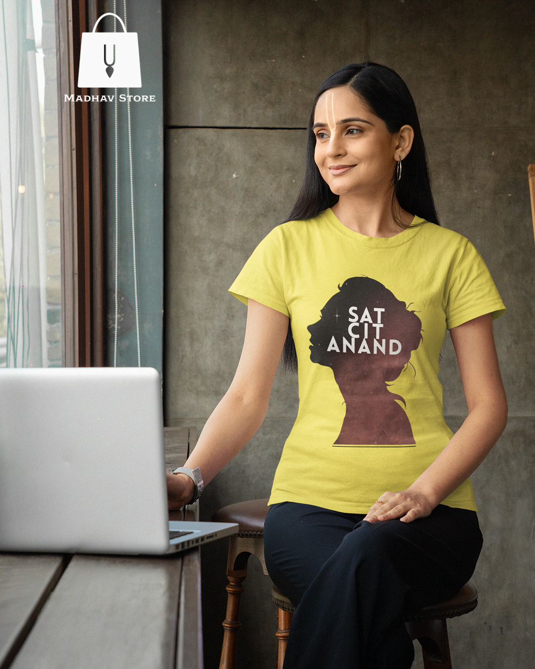 Sat-Chit-Aanand Tshirt for Women