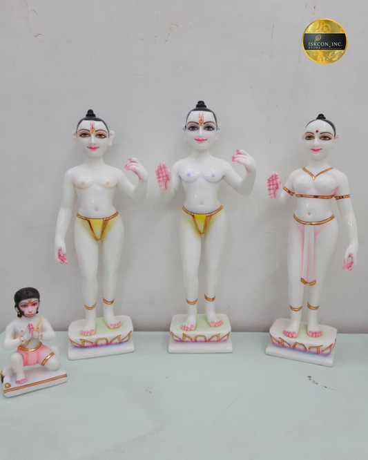 Ram Darbar Makrana Marble Deities | Sri Sri Sita Ram Laxman Hanuman