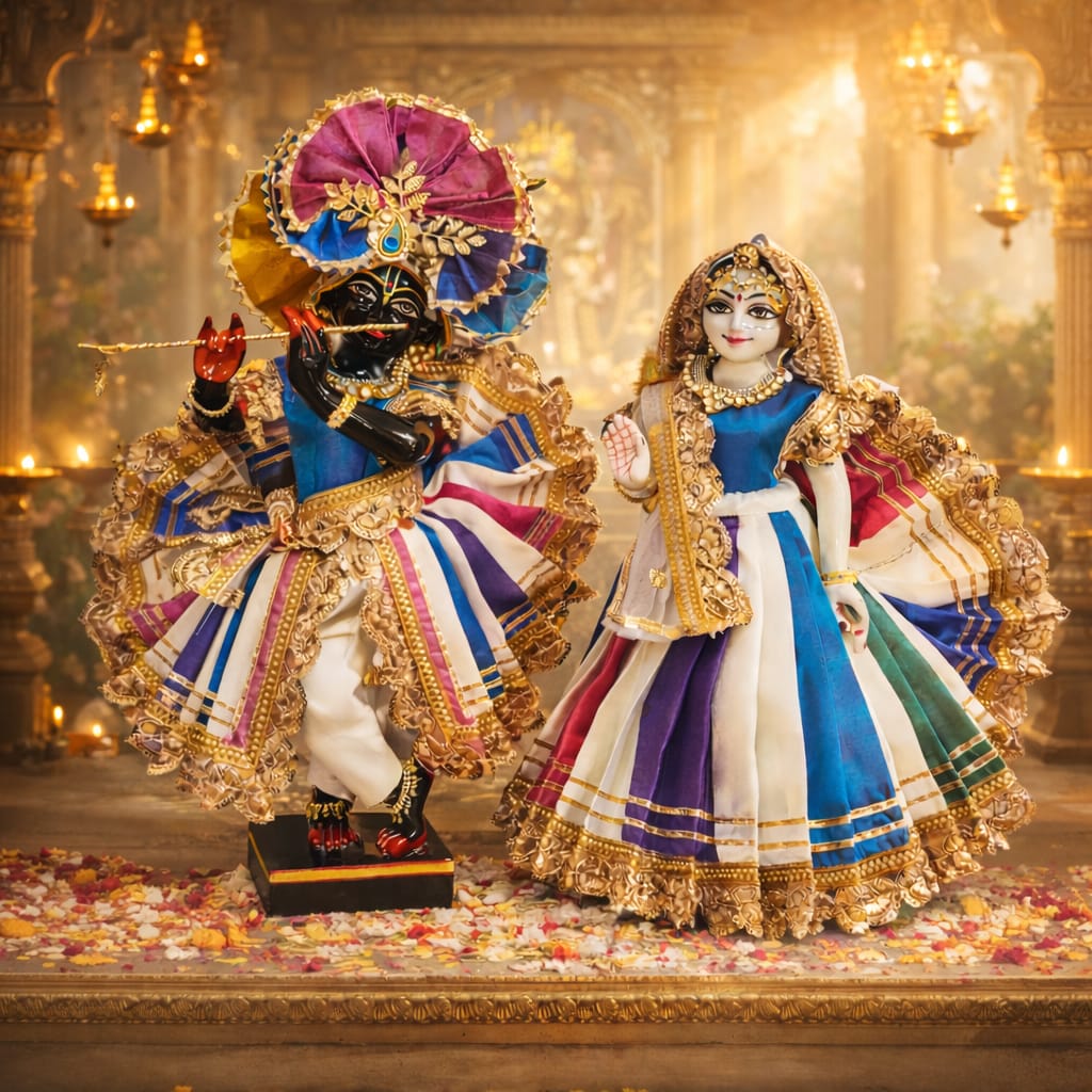 Rang-Rasiya Divine Silk Symphony Holi Poshak