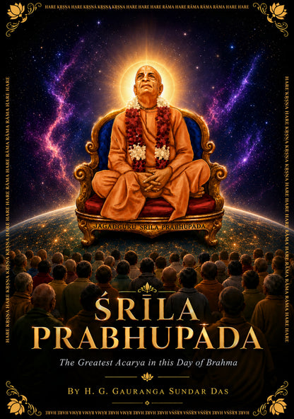 Srila Prabhupada : The Greatest Acharya in this day of Brahma.  Hardcopy