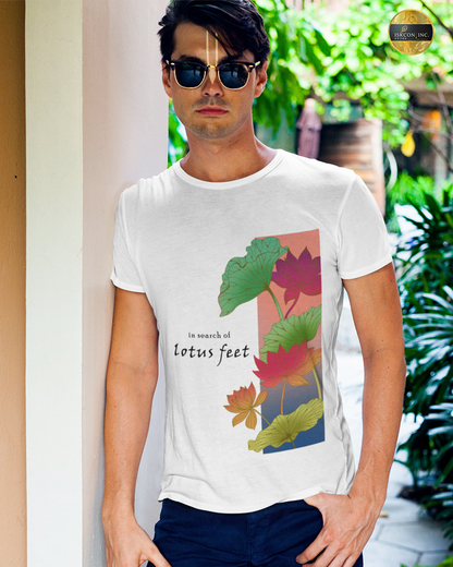 In search of Lotus Feet Premium Collection Tshirt for Men