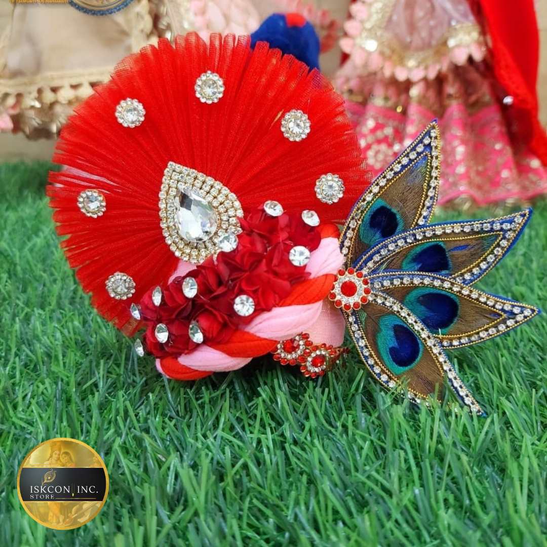 Red & Pink Pagdi for Krishna – Madhav Store